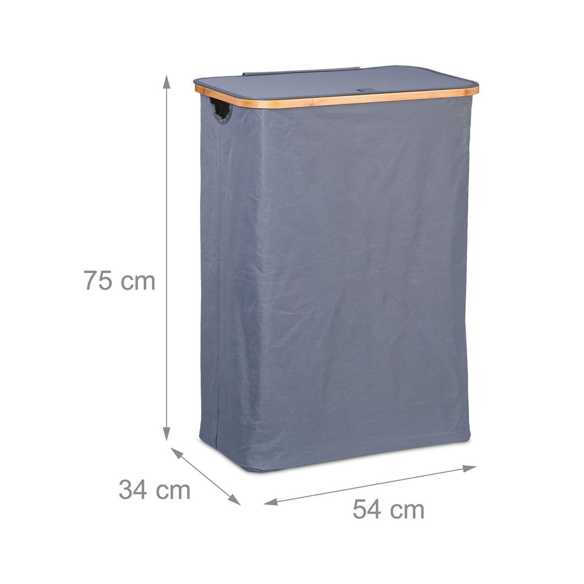 Laundry basket with lid 105 l