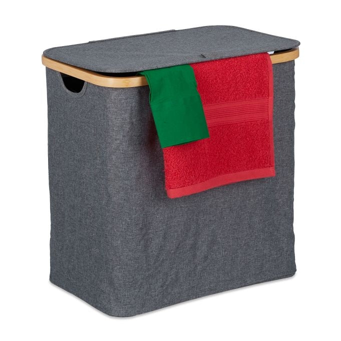 Laundry basket with lid 60 l