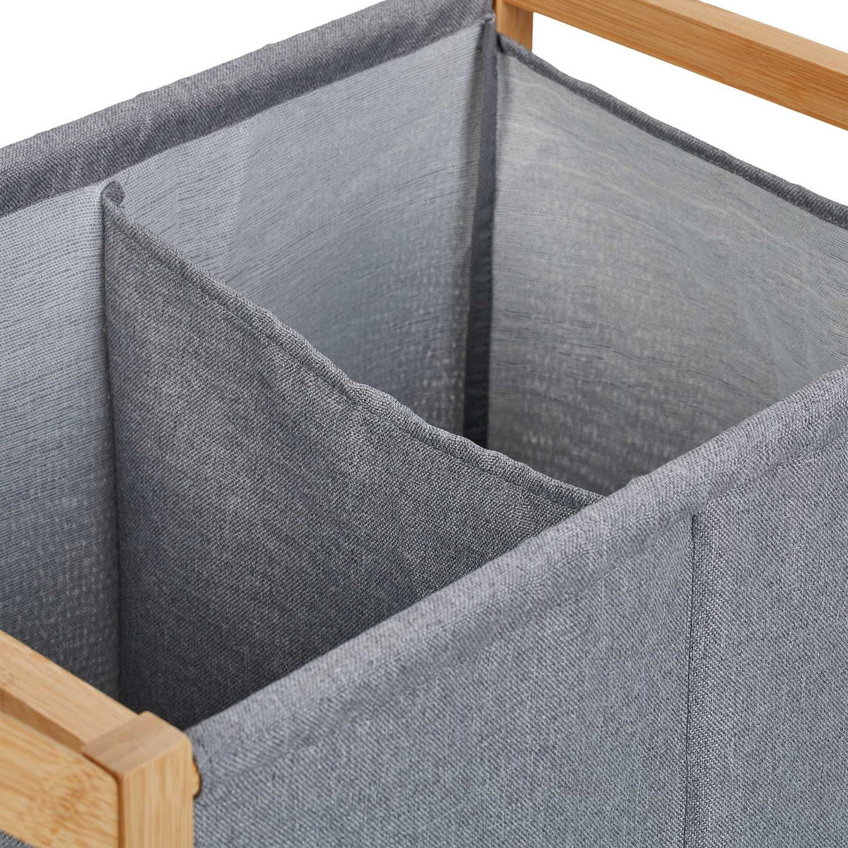 Laundry basket with wheels