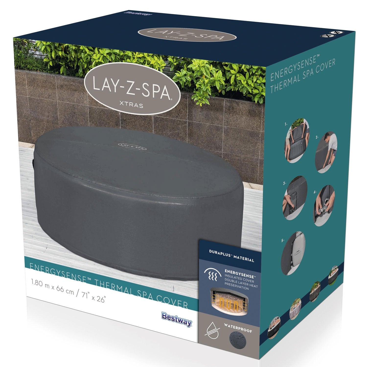 Lay-Z-Spa Thermal Protection for Spas Around 1.80m x 66cm