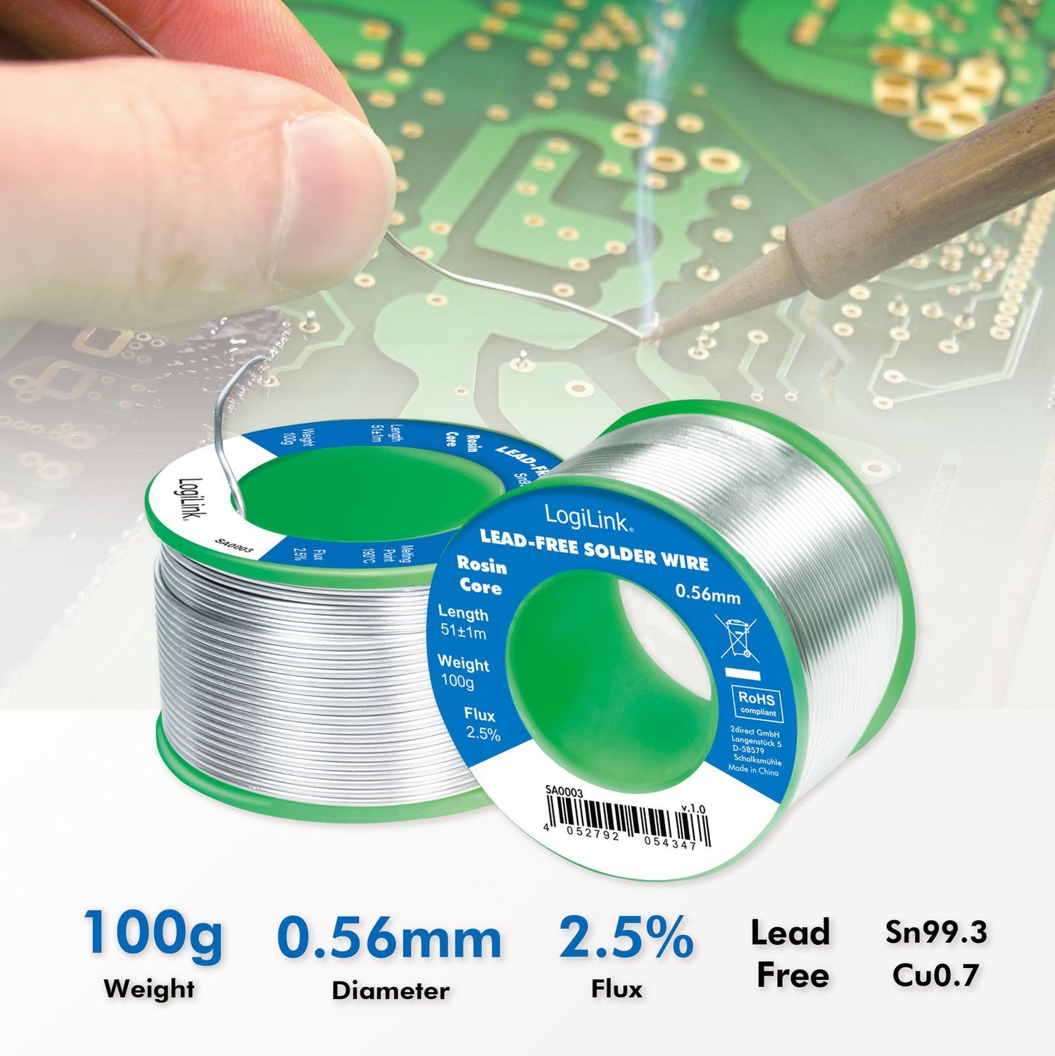 Lead-free solder 0.56mm 100g