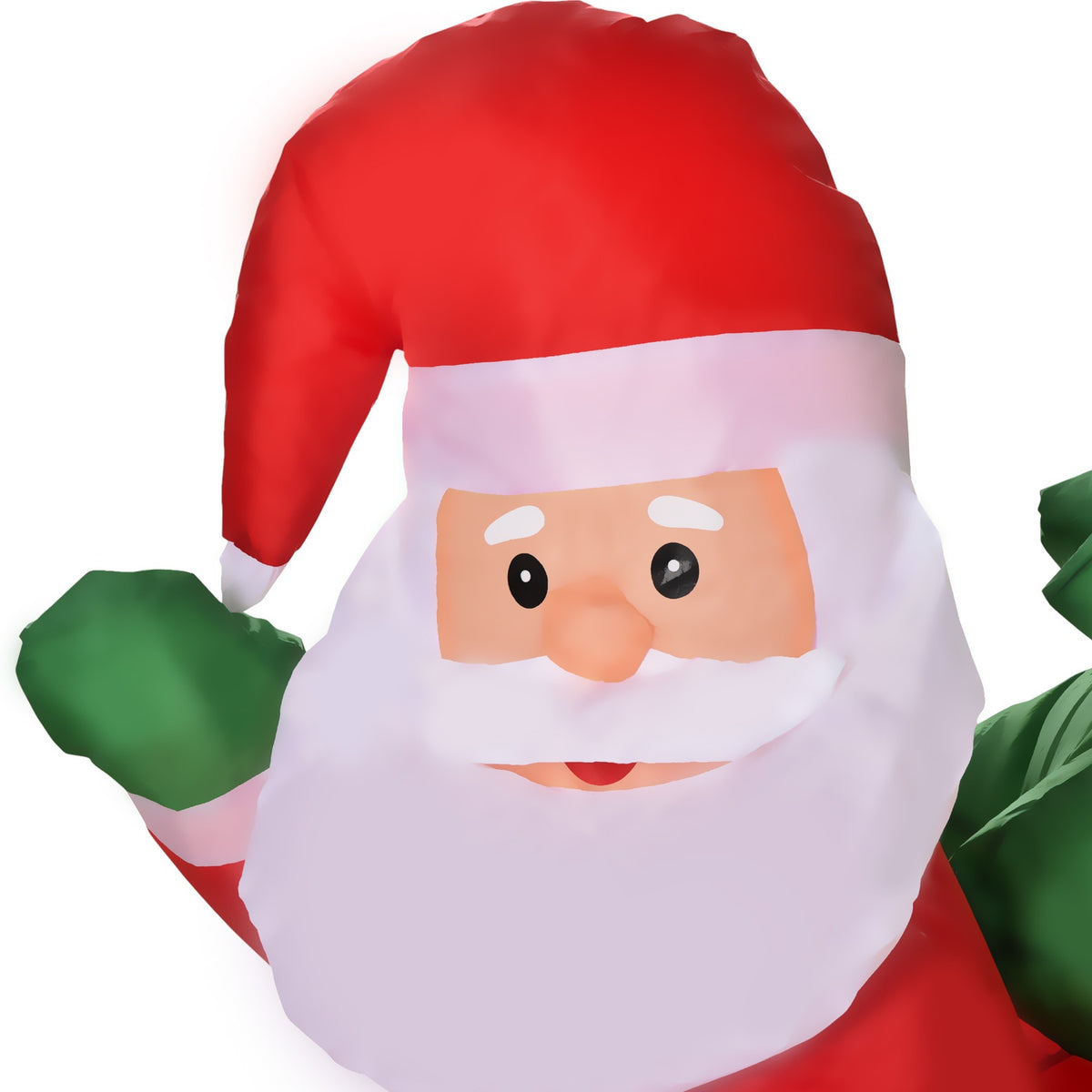 Led Figure Motif Santa Claus With Sleigh And Reindeer Snowman Inflatable Christmas Decoration Illuminated Garden Ip 44 L210 X W80 X H120 Cm