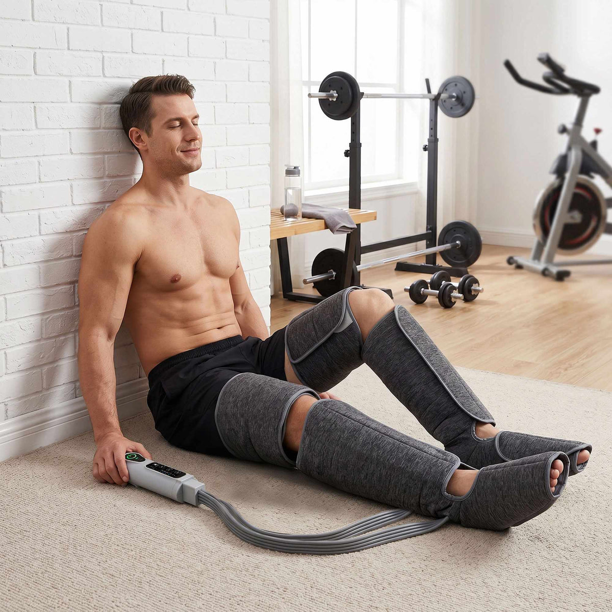 Leg Compression Massager With Heat, 3 Modes, 3 Intensities