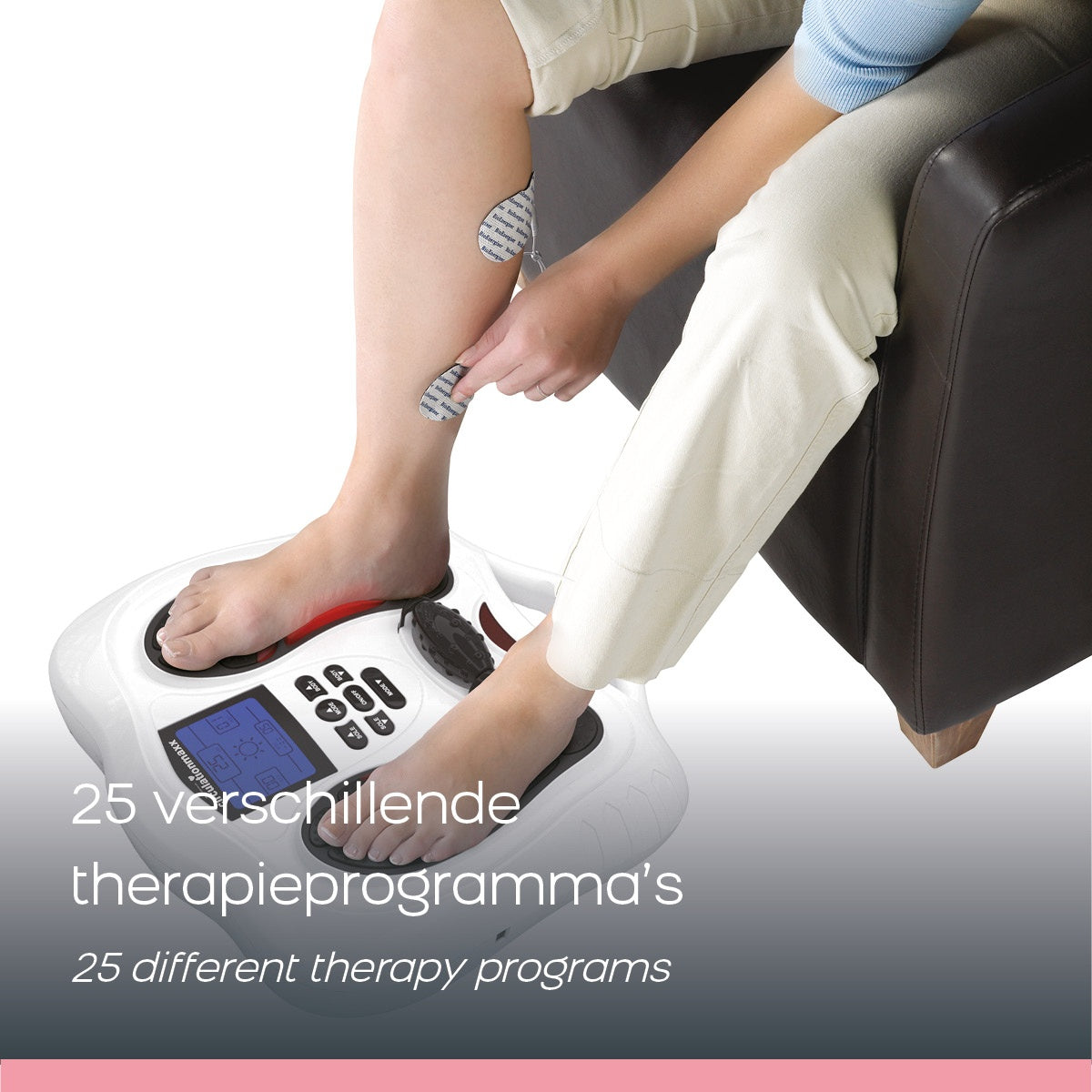 Leg Revitaliser with EMS – Muscle Stimulator, 25 Programs