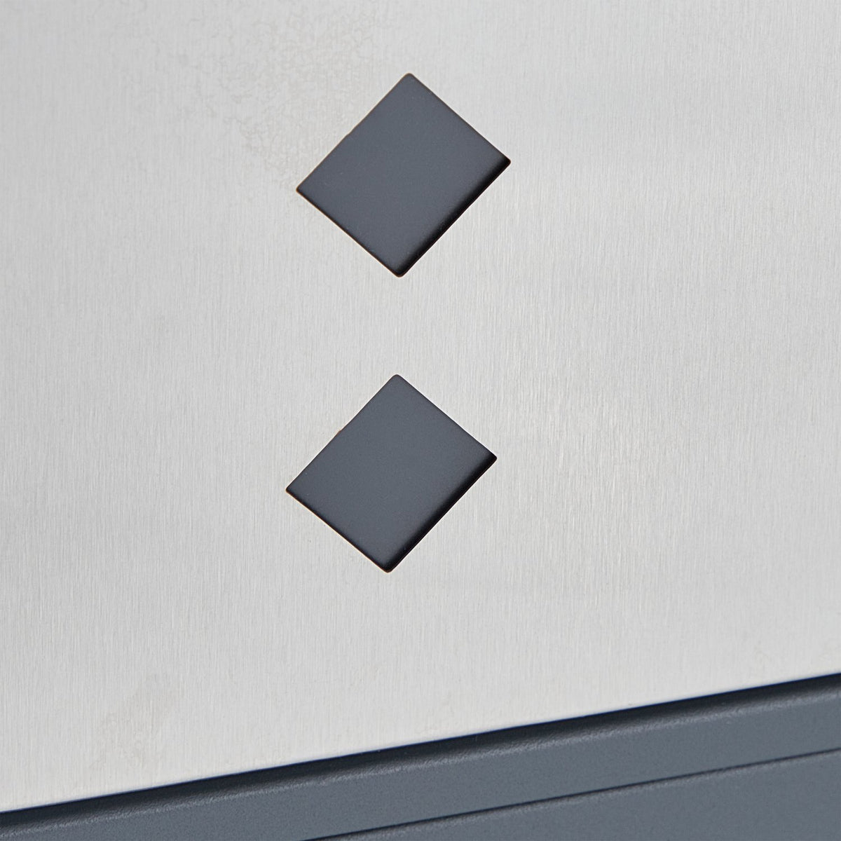 Letterbox with newspaper compartment