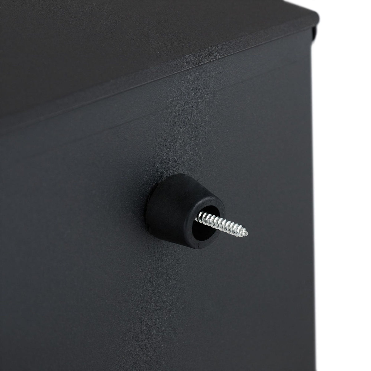 Letterbox with newspaper holder