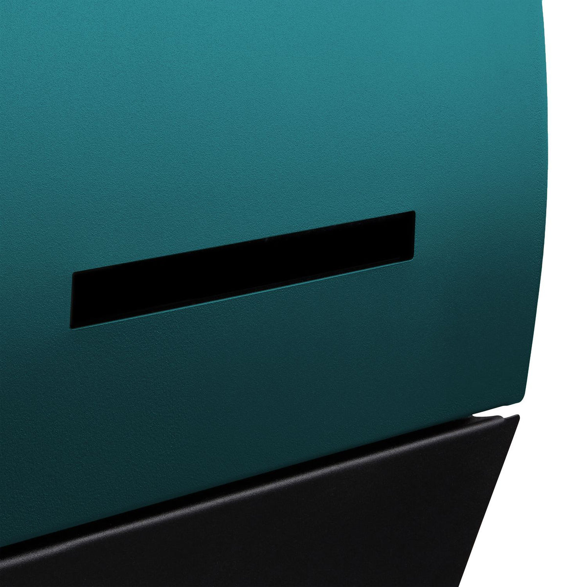 Letterbox with newspaper holder
