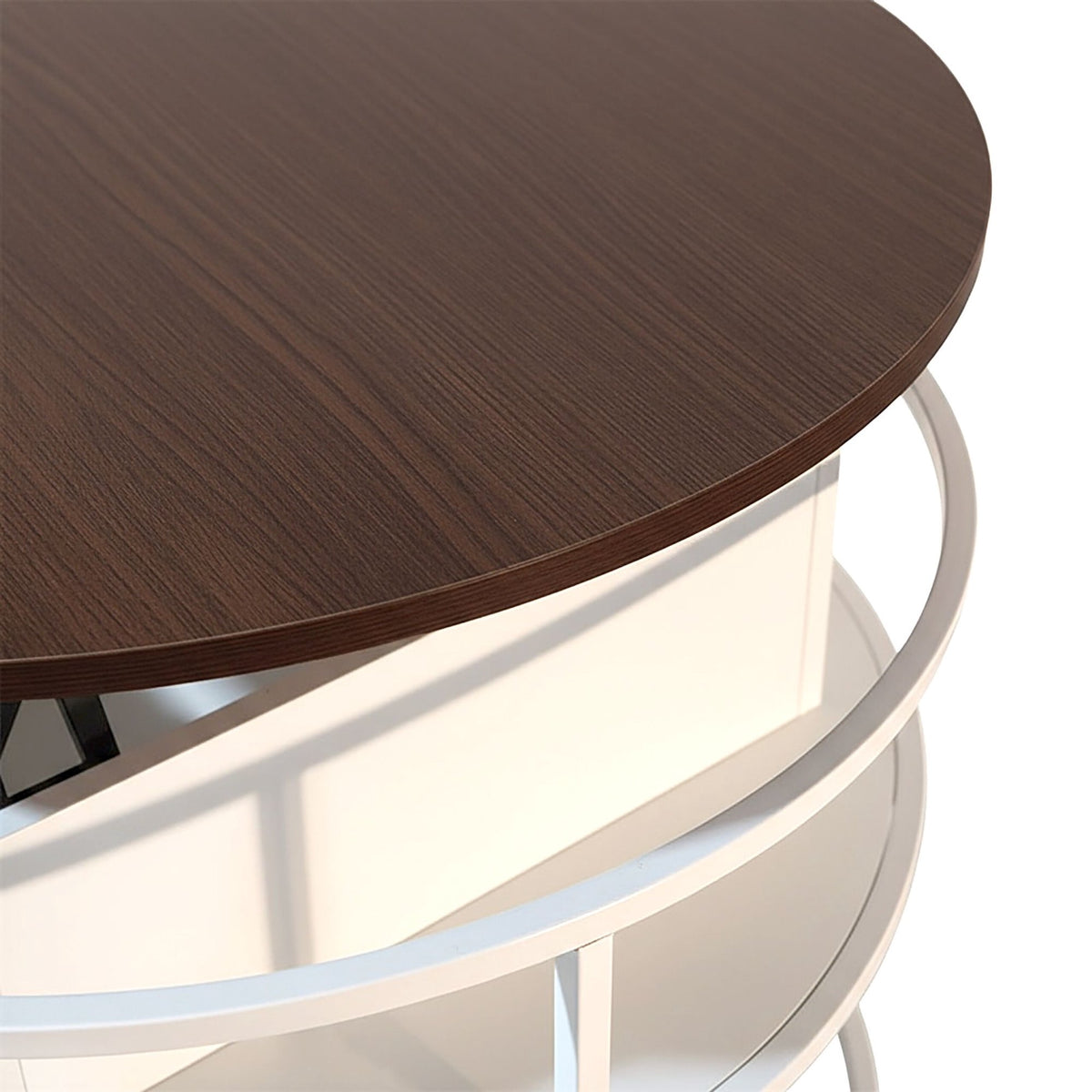 Lift-Top Coffee Table – Height-Adjustable Hidden Storage