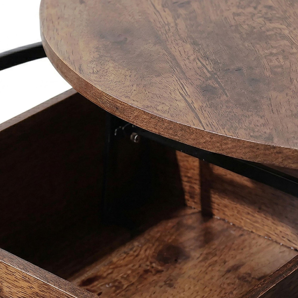Lift-Top Coffee Table, Height-Adjustable Storage