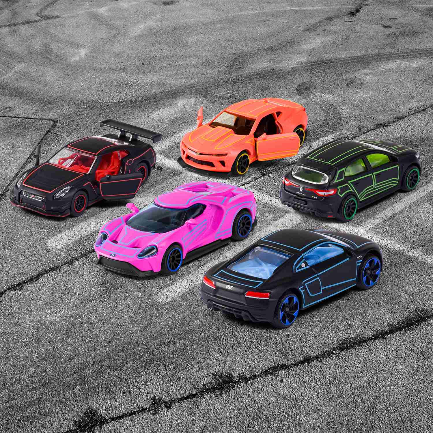 Light Racer 5-Pack Cars Gift Box