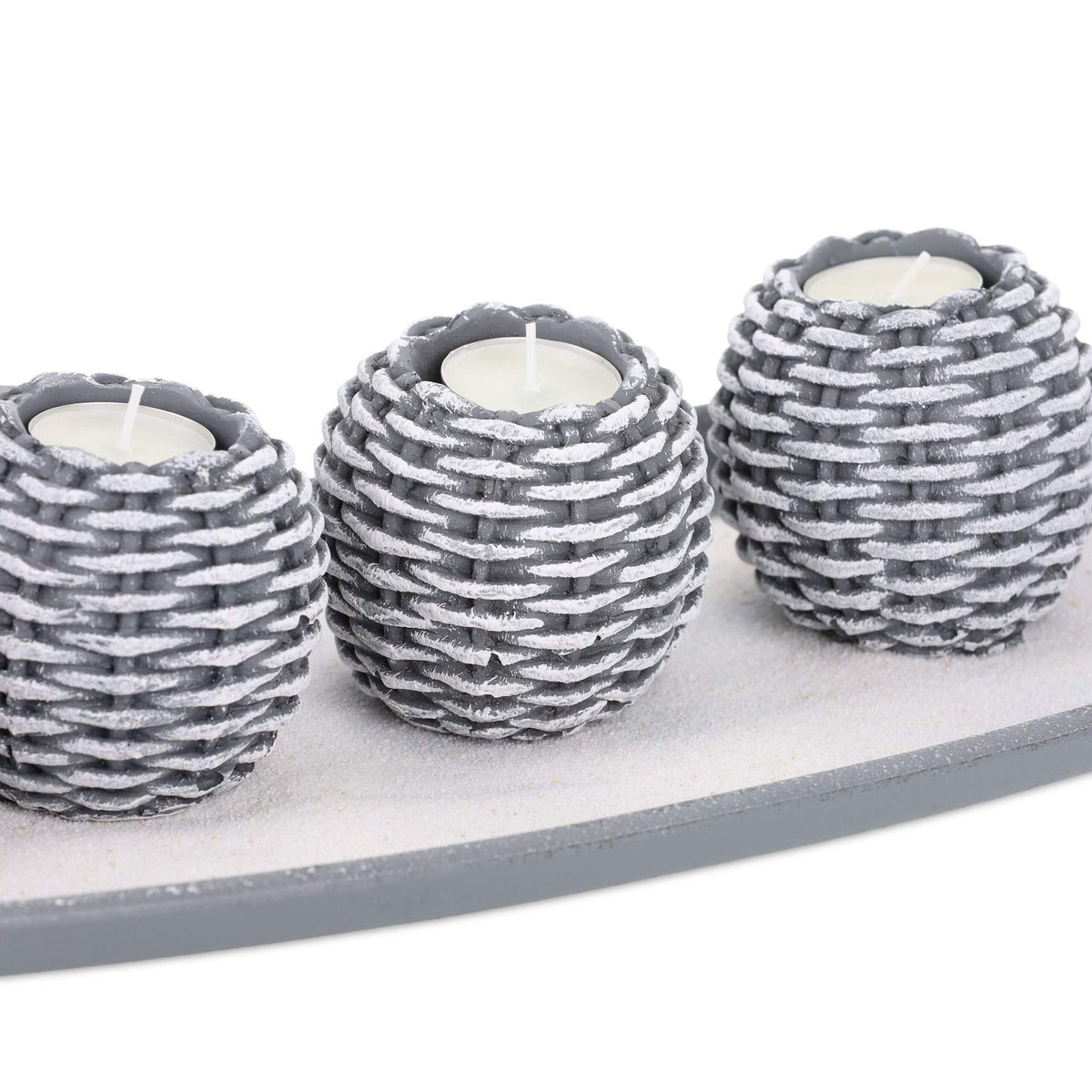 Light decoration with 5 tealight holders
