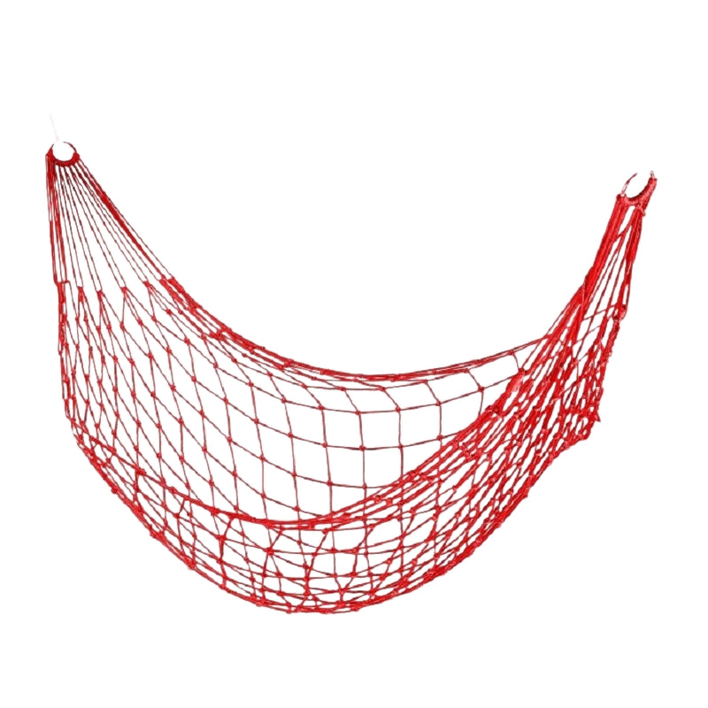 Light mesh hammock in red