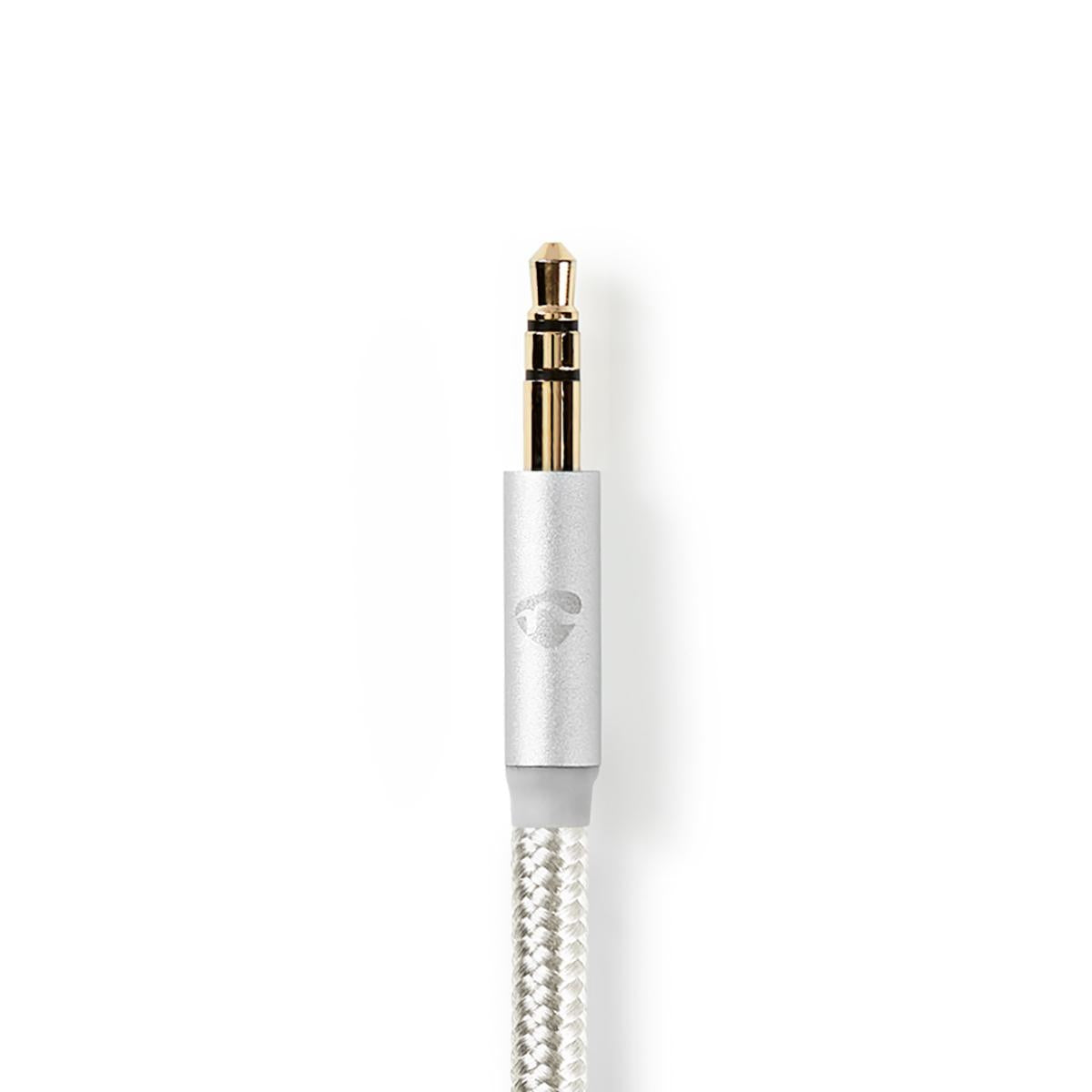 Lightning Adapter | Apple Lightning, 8-pin | 3.5 mm Male | Gold Plated | 1.00 m | Round | Nylon