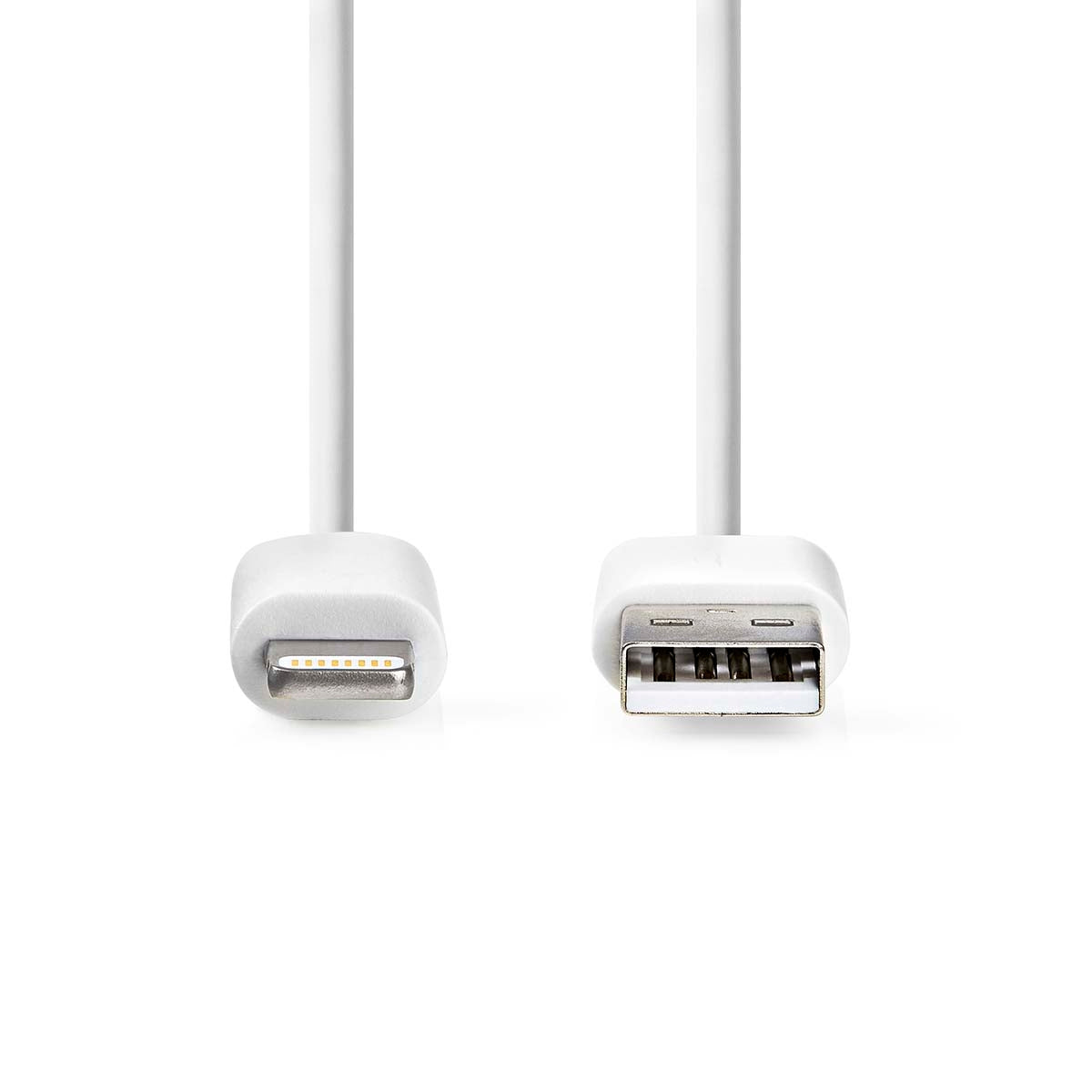 Lightning Cable | USB 2.0 | Apple Lightning, 8-pin | USB-A Male | 480 Mbps | Nickel Plated | 2.00 m | Round | PVC | White | Box