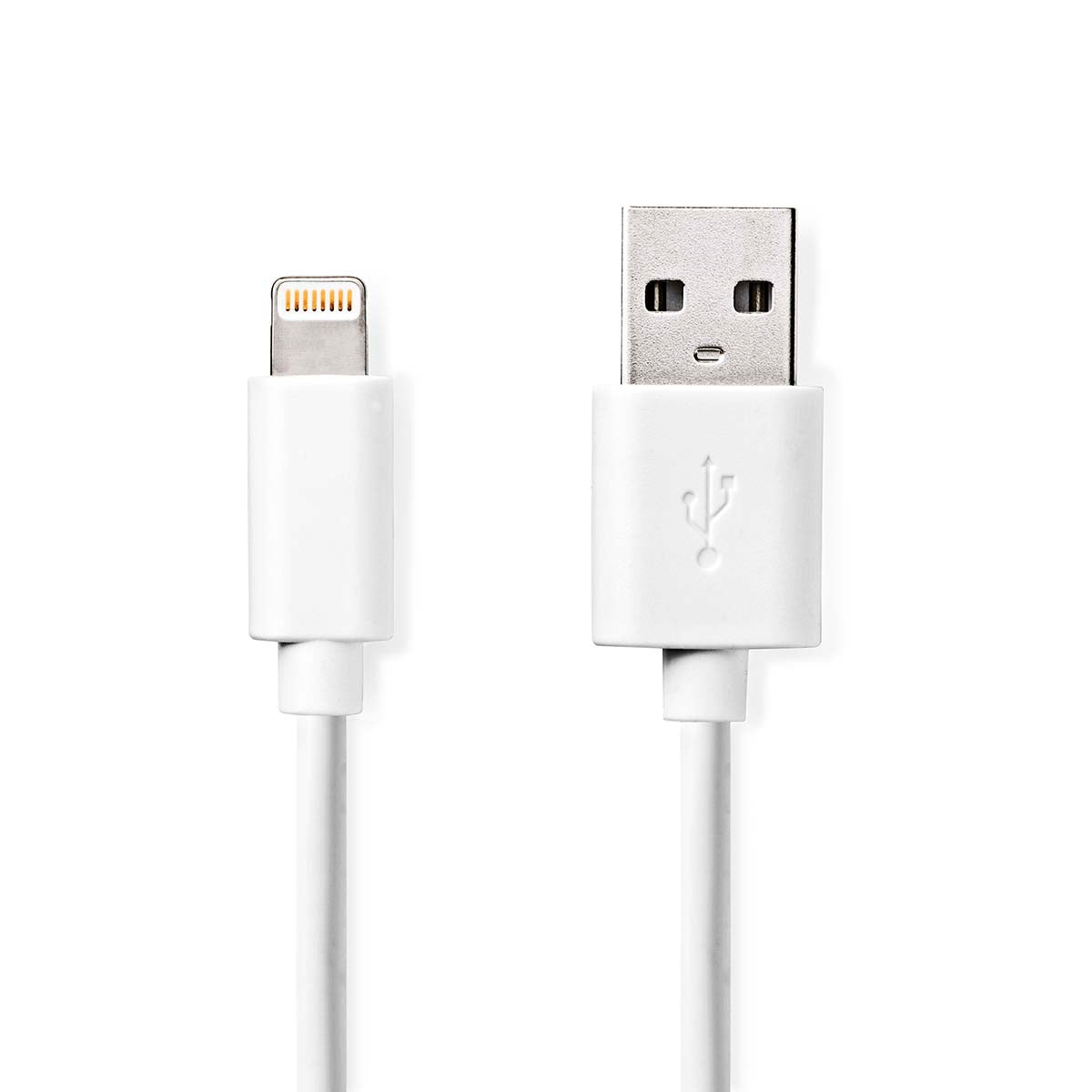 Lightning Cable | USB 2.0 | Apple Lightning, 8-pin | USB-A Male | 480 Mbps | Nickel Plated | 3.00 m | Round | PVC | White | Label