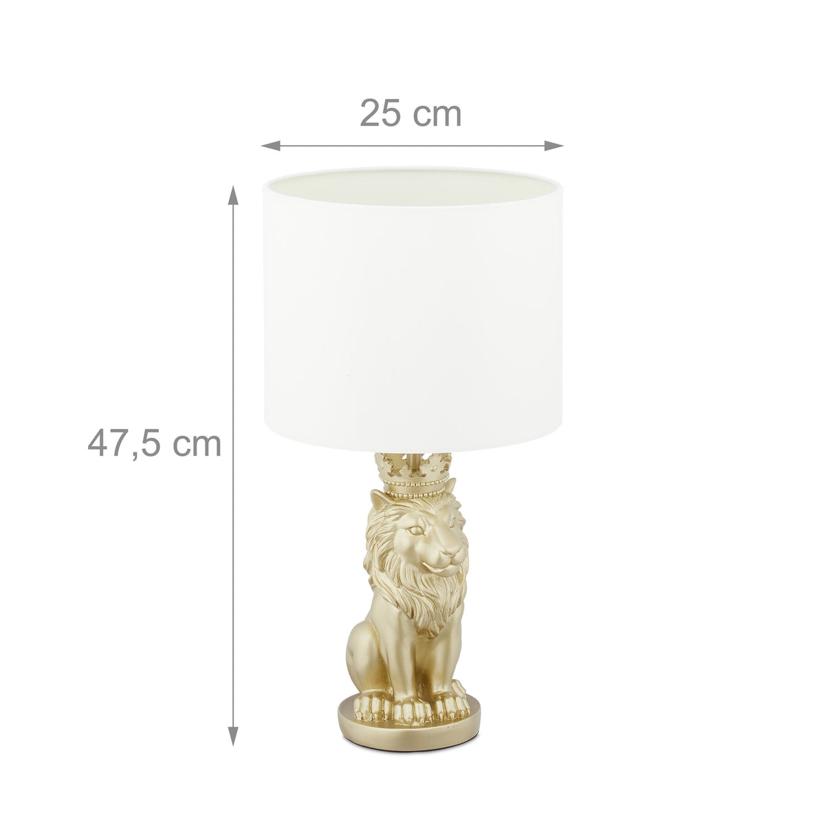 Lion table lamp
