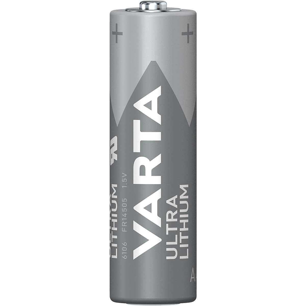 Lithium battery AA | 1.5 V DC | 2900 mAh | 4-Blister card | Grey/Silver