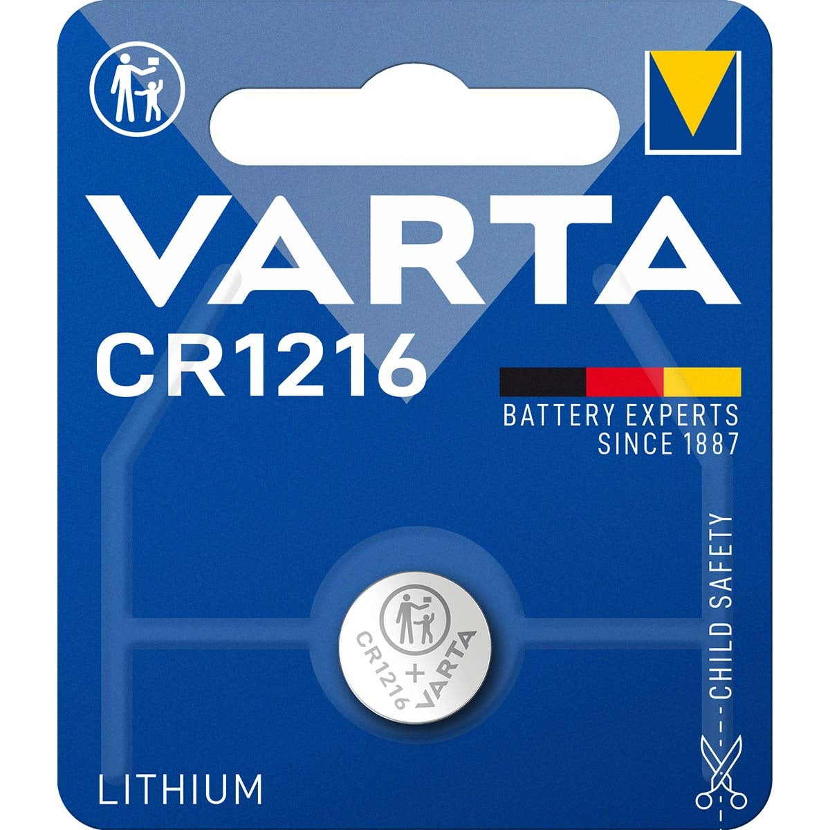 Lithium battery CR1216 1-blister