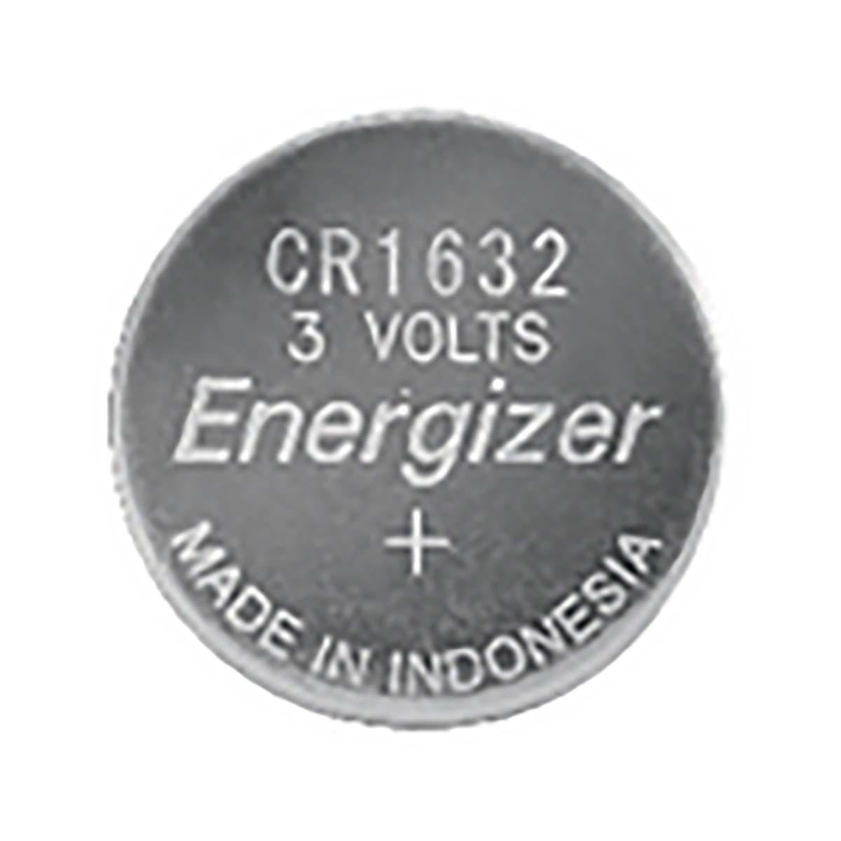 Lithium button cell battery CR1632 | 3 V DC | 130 mAh | Preloaded | 1-Blister | Various units | Silver