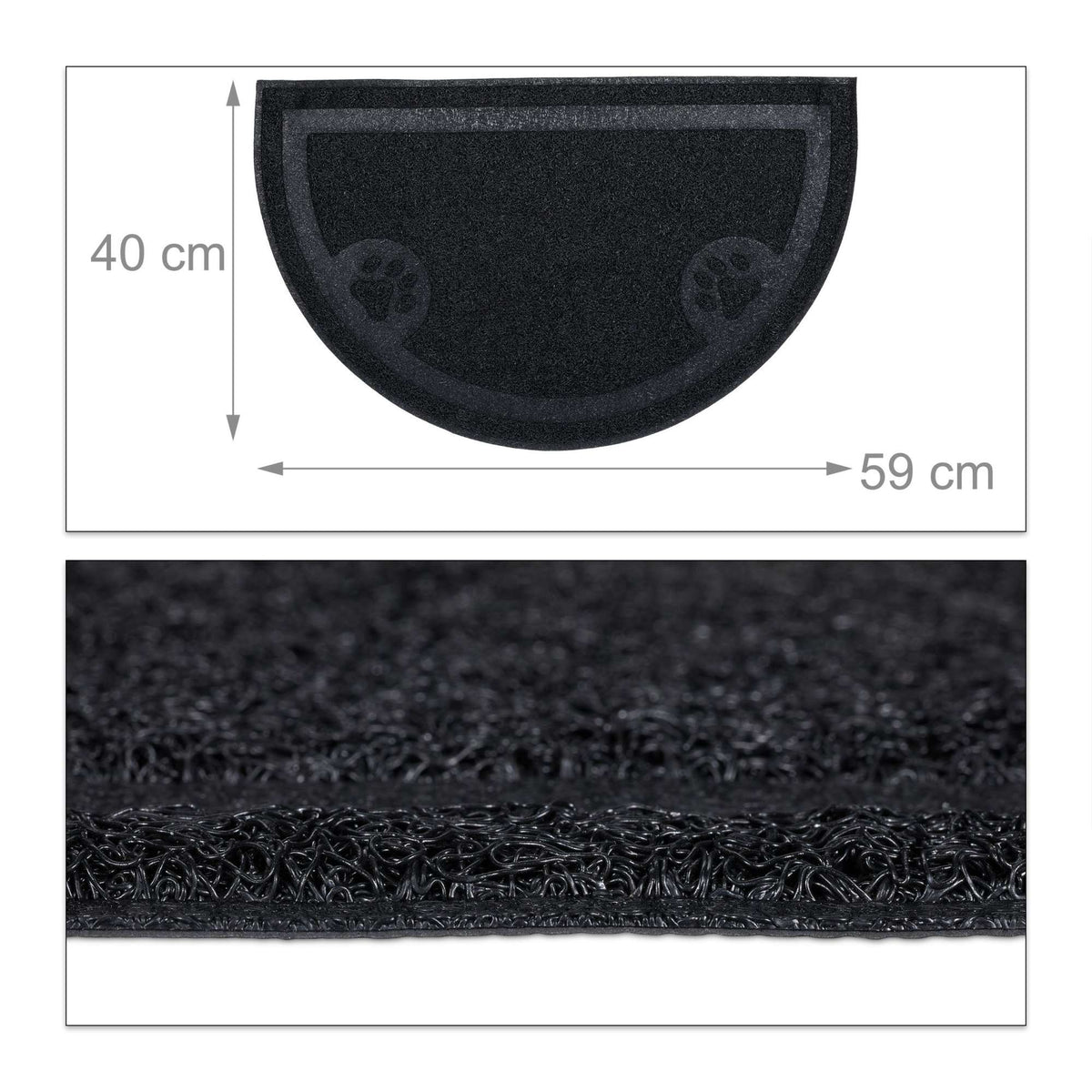 Litter box mat