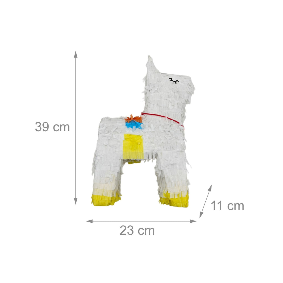 Llama Piñata Set with Stick and Mask