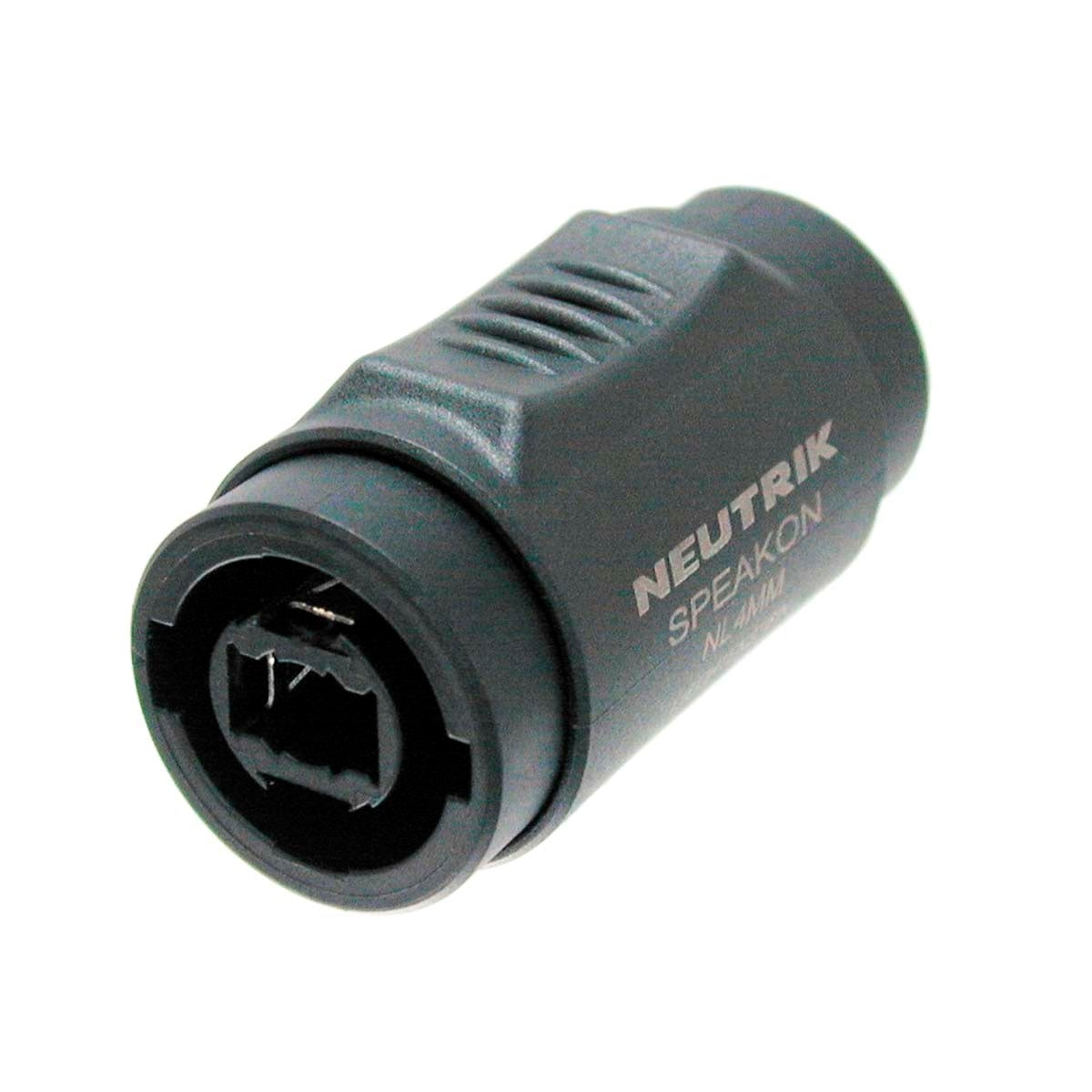 Lockable 4-pin speakON adapter