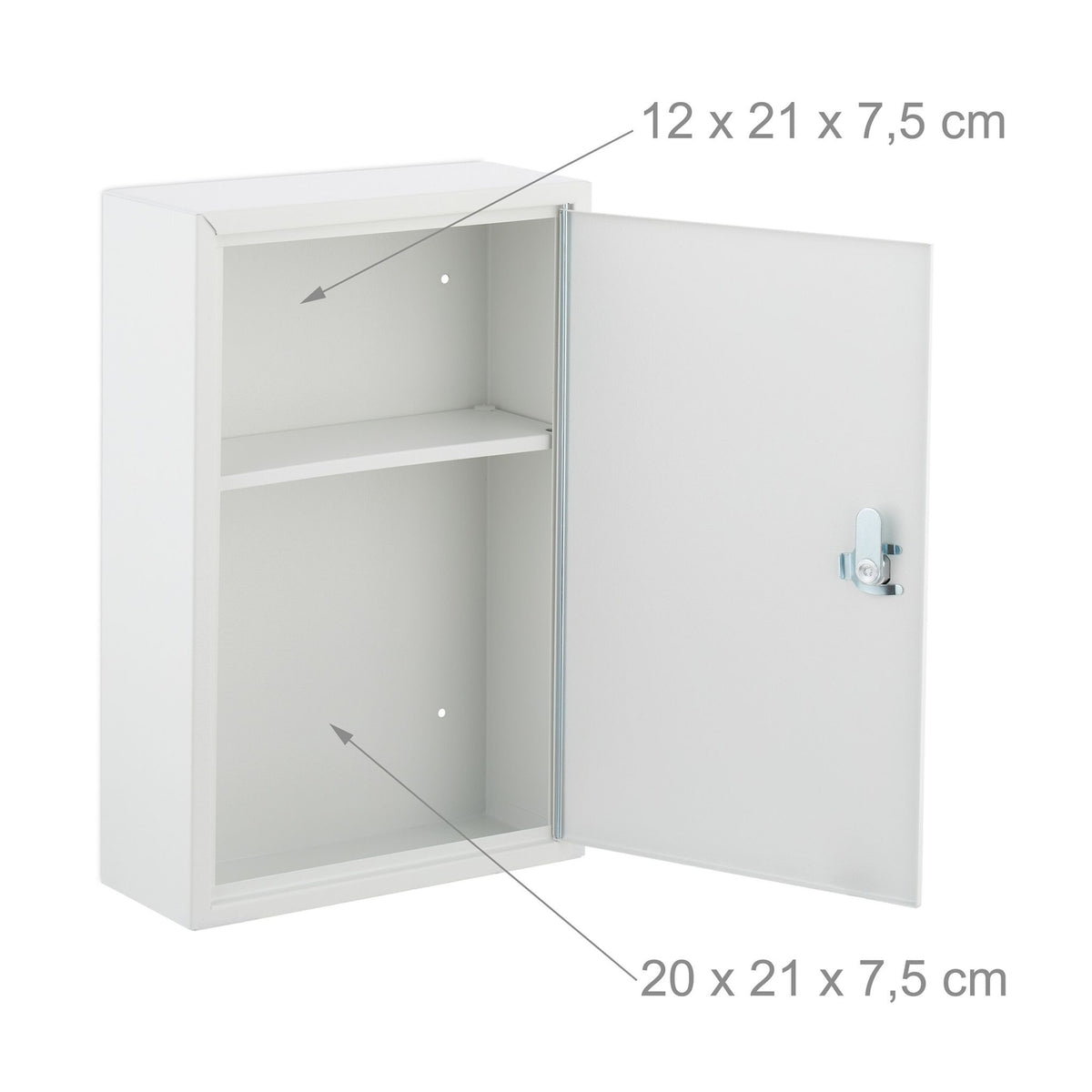 Lockable medicine cabinet