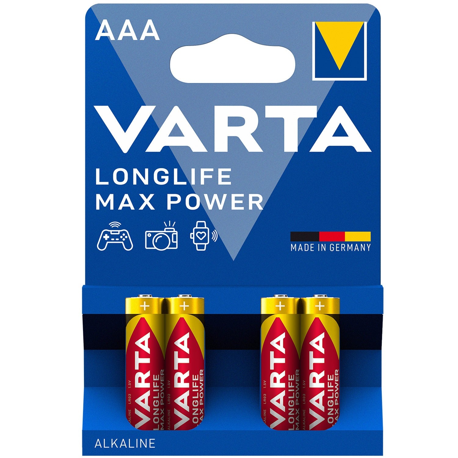 Longlife Max Power AAA / LR03 Battery 4-pack