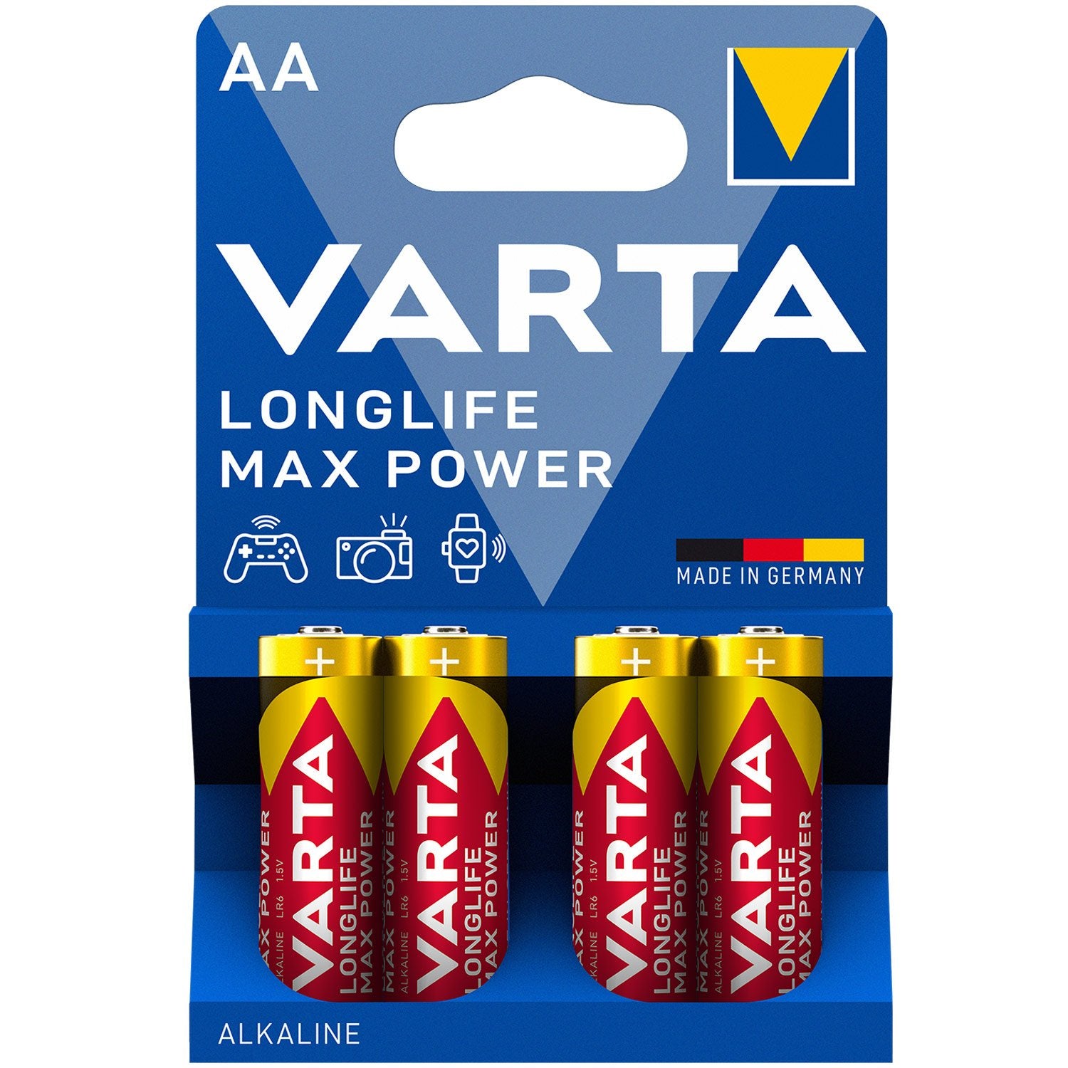 Longlife Max Power AA / LR6 Battery 4-pack