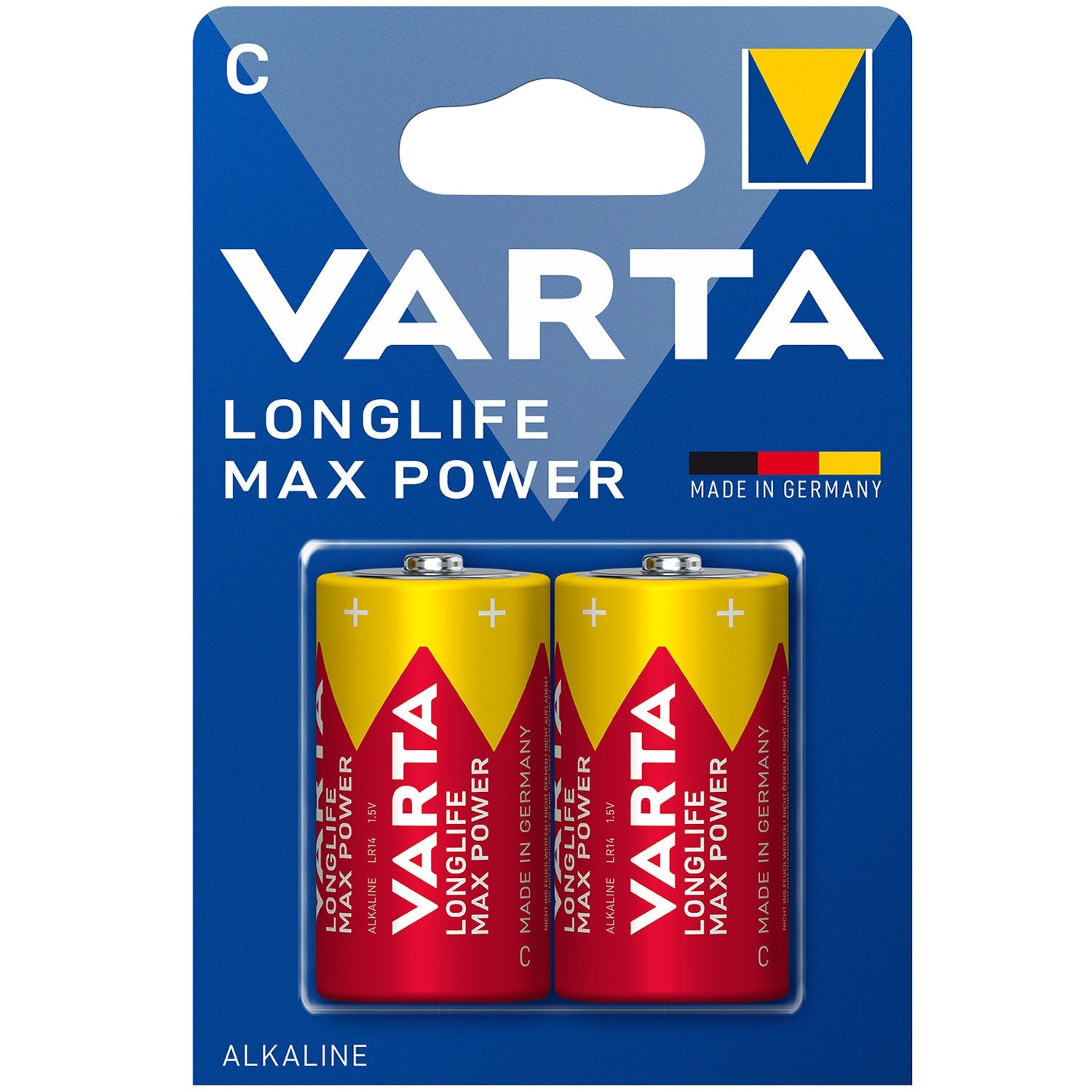 Longlife Max Power C / LR14 Battery 2-pack