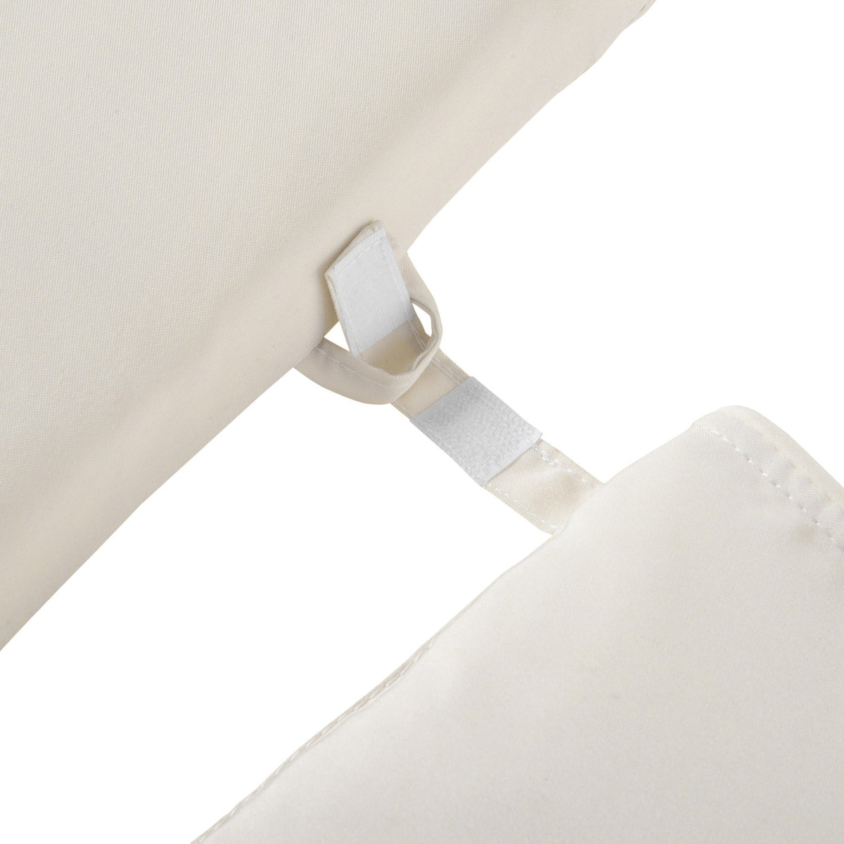 Lounger Cushion Garden Lounger Cushion Pillow Polyester Cotton Fiber Cream White 198X53X5Cm