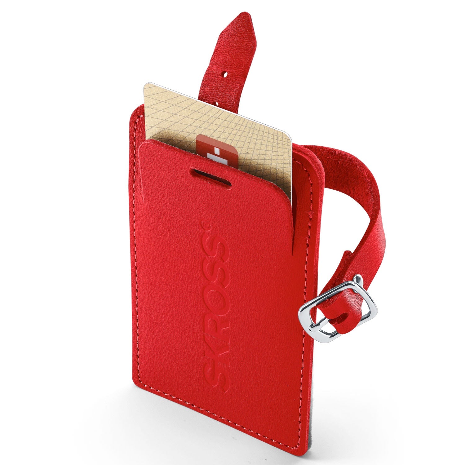 Luggage tag Red