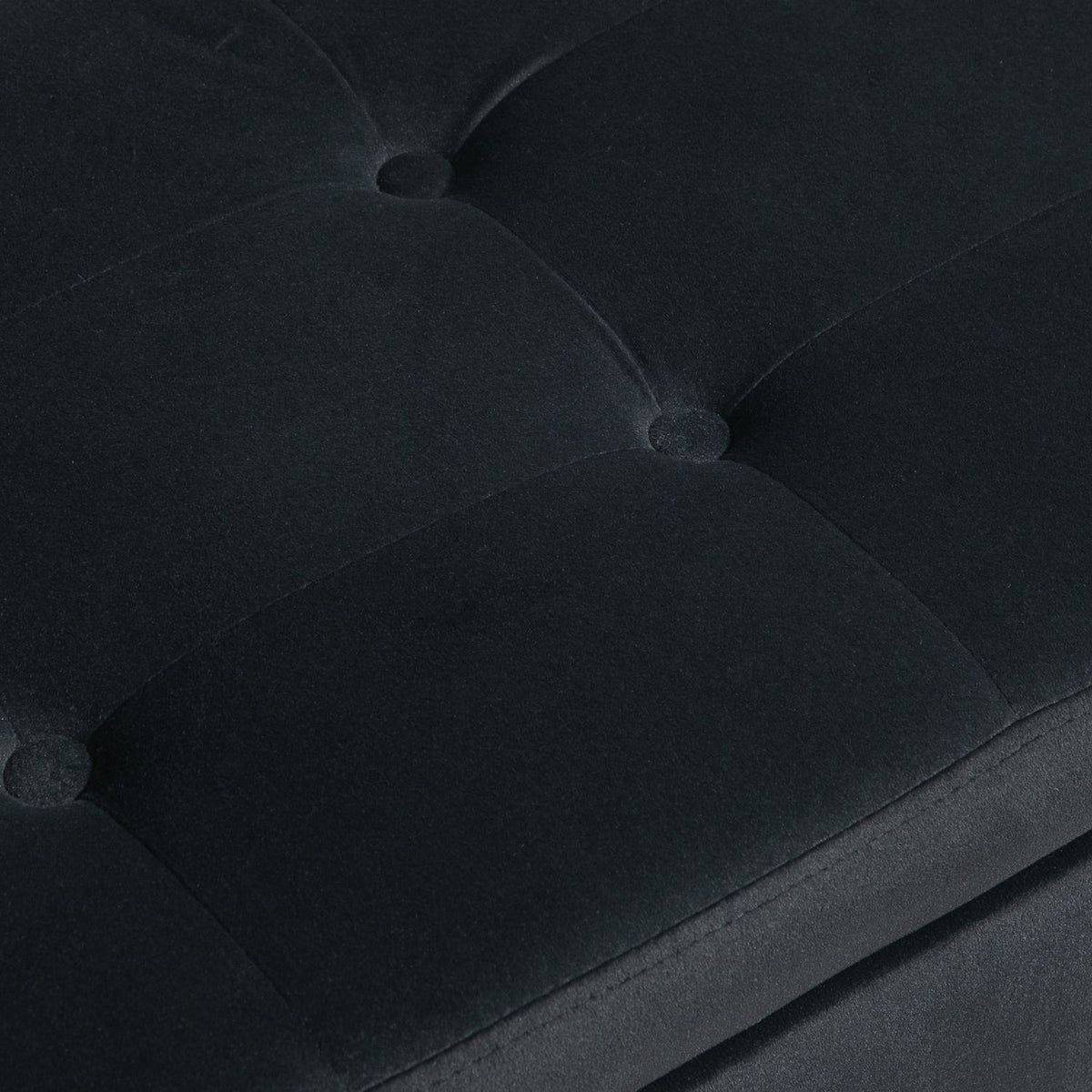 Luxury bench upholstered bench with storage space armrests chest bench velvety polyester rubber wood dark gray 107 x 42 x 65 cm