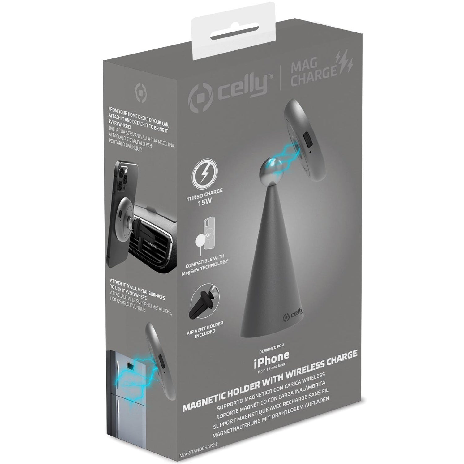 MAGSTAND 3-in-1 charging stand Wireless MagSafe 15W