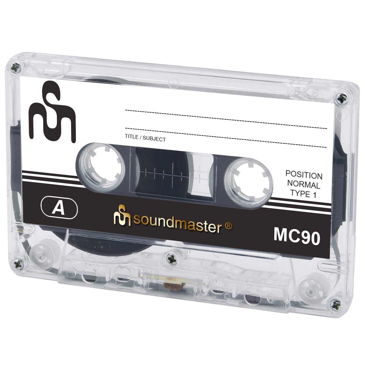 MC905P IEC1 90 minute cassette tape 5-pack