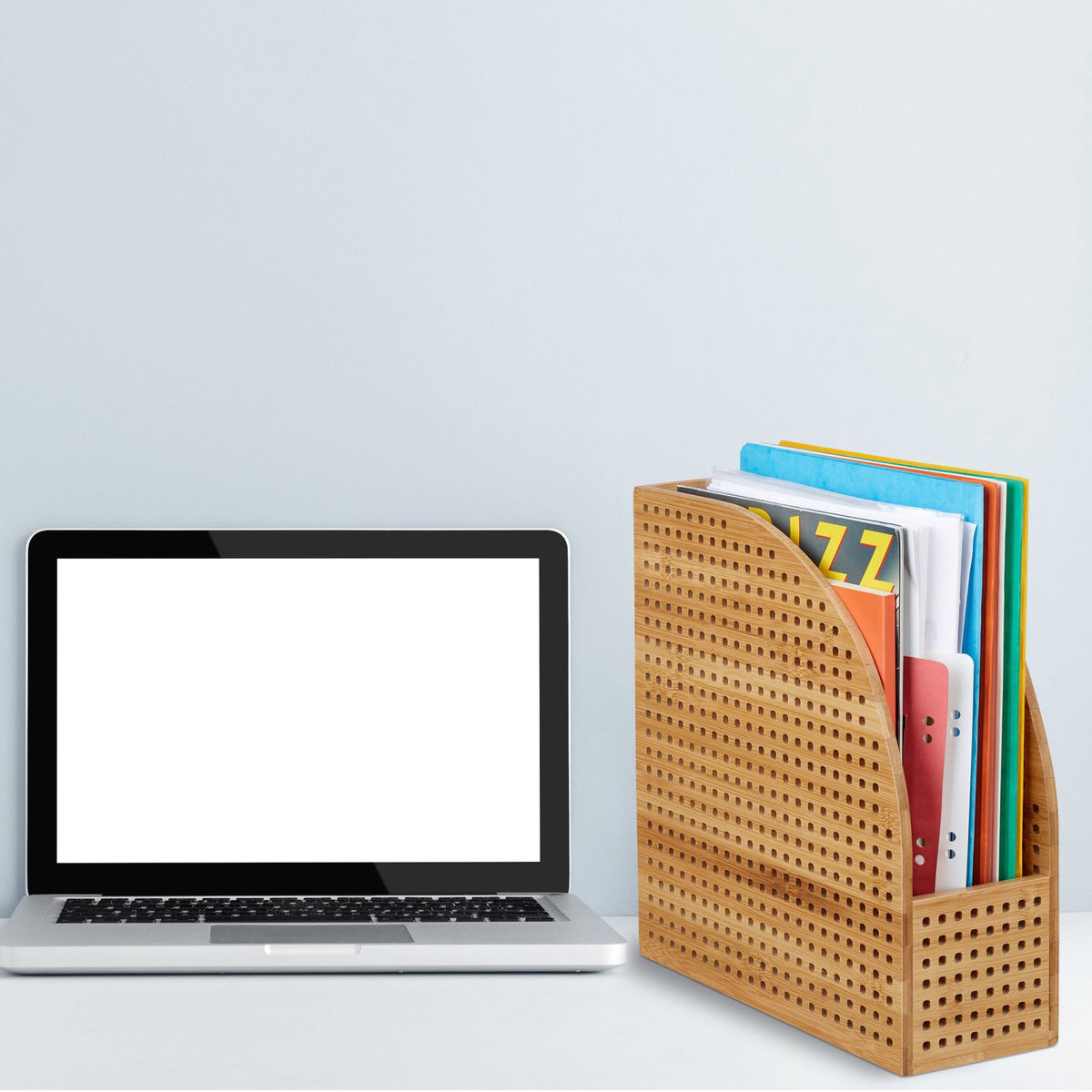 Magazine collector A4 bamboo