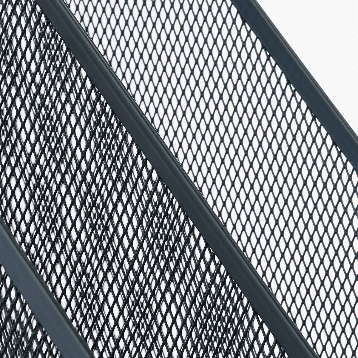 Magazine holder in mesh 2 compartments