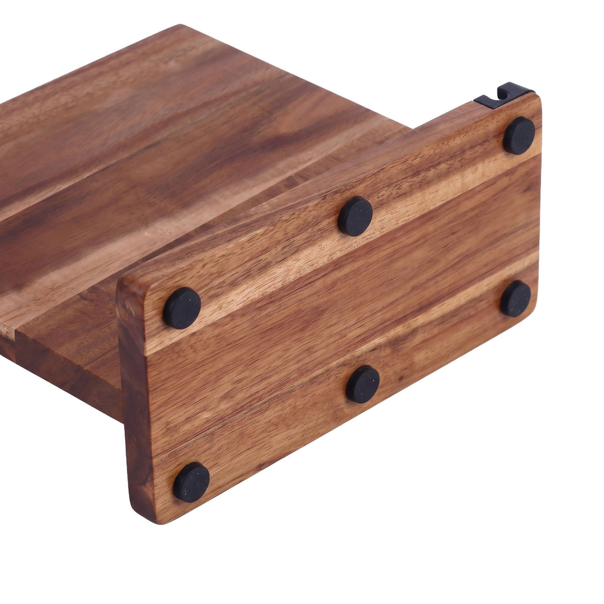 Magnetic Acacia Wood Knife Block, Double-Sided, Brown