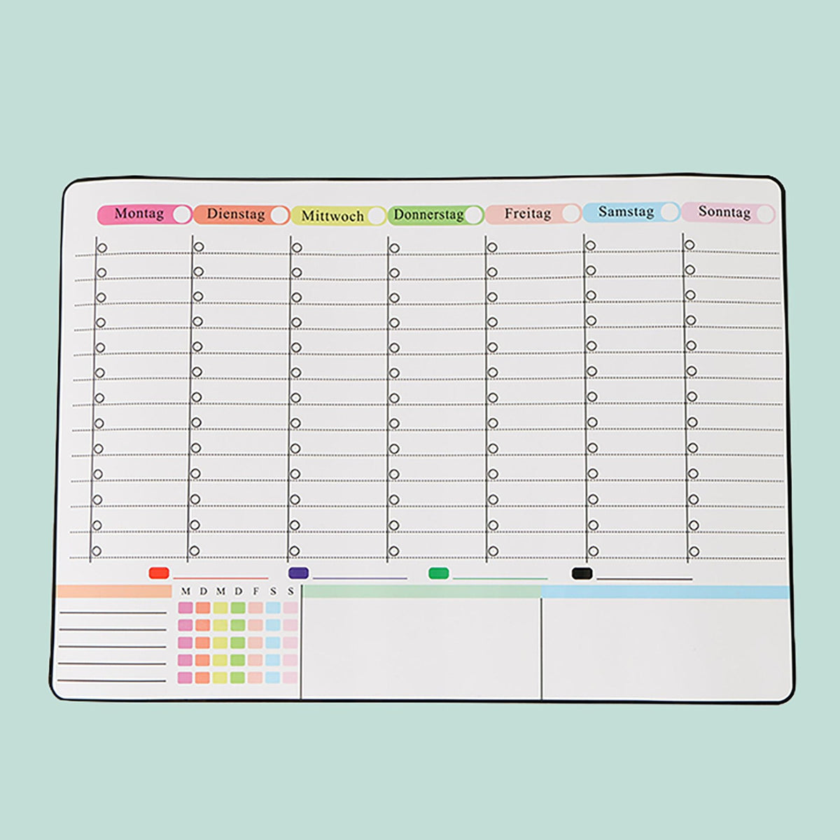 Magnetic Fridge Whiteboard Set, 3 Planners, 4 Pens