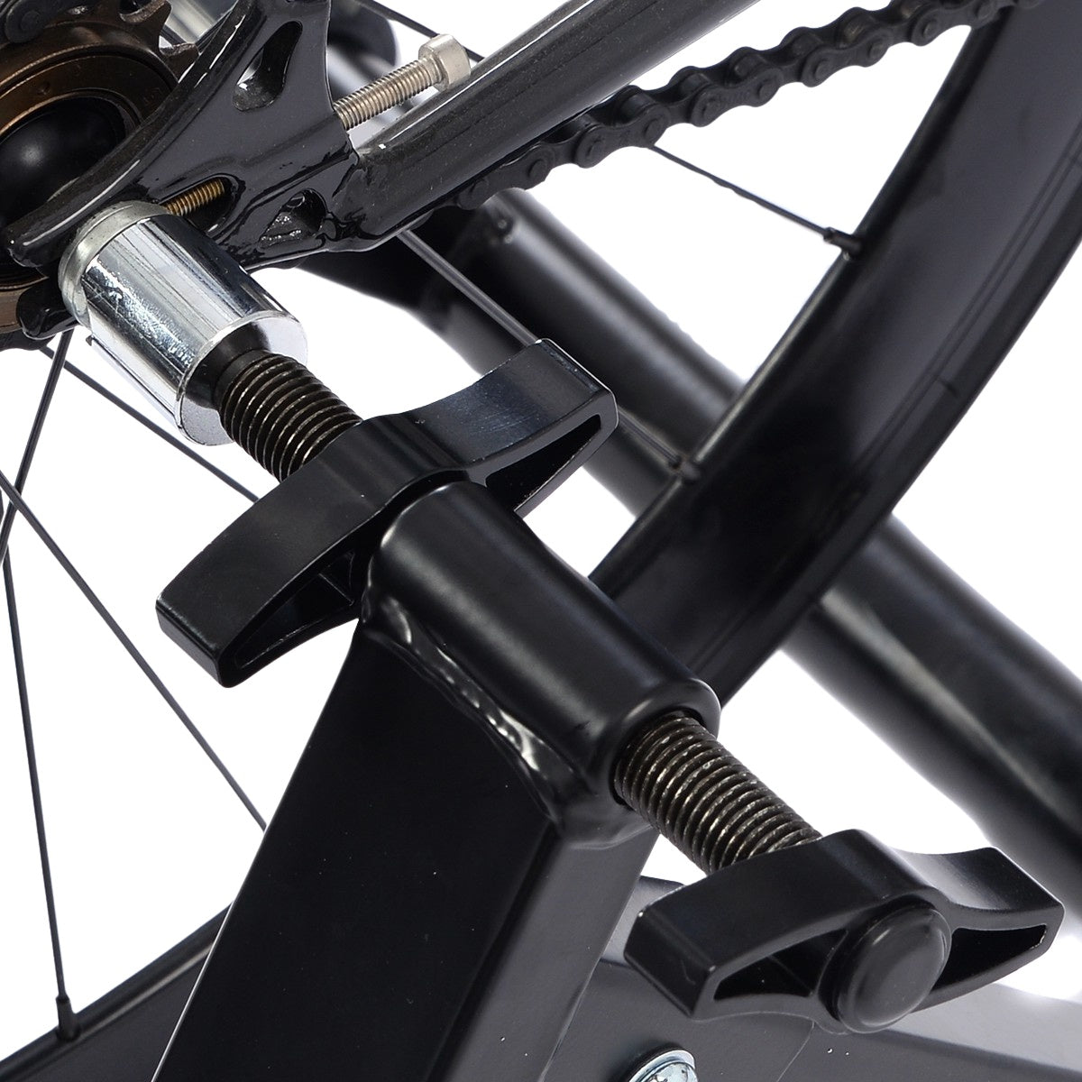 Magnetic Indoor Bike Trainer Stand, Foldable, 26-28 In