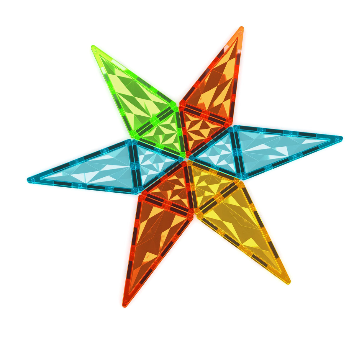 Magnetic Tiles Set, 32 Pcs – Rocket & Creative Build