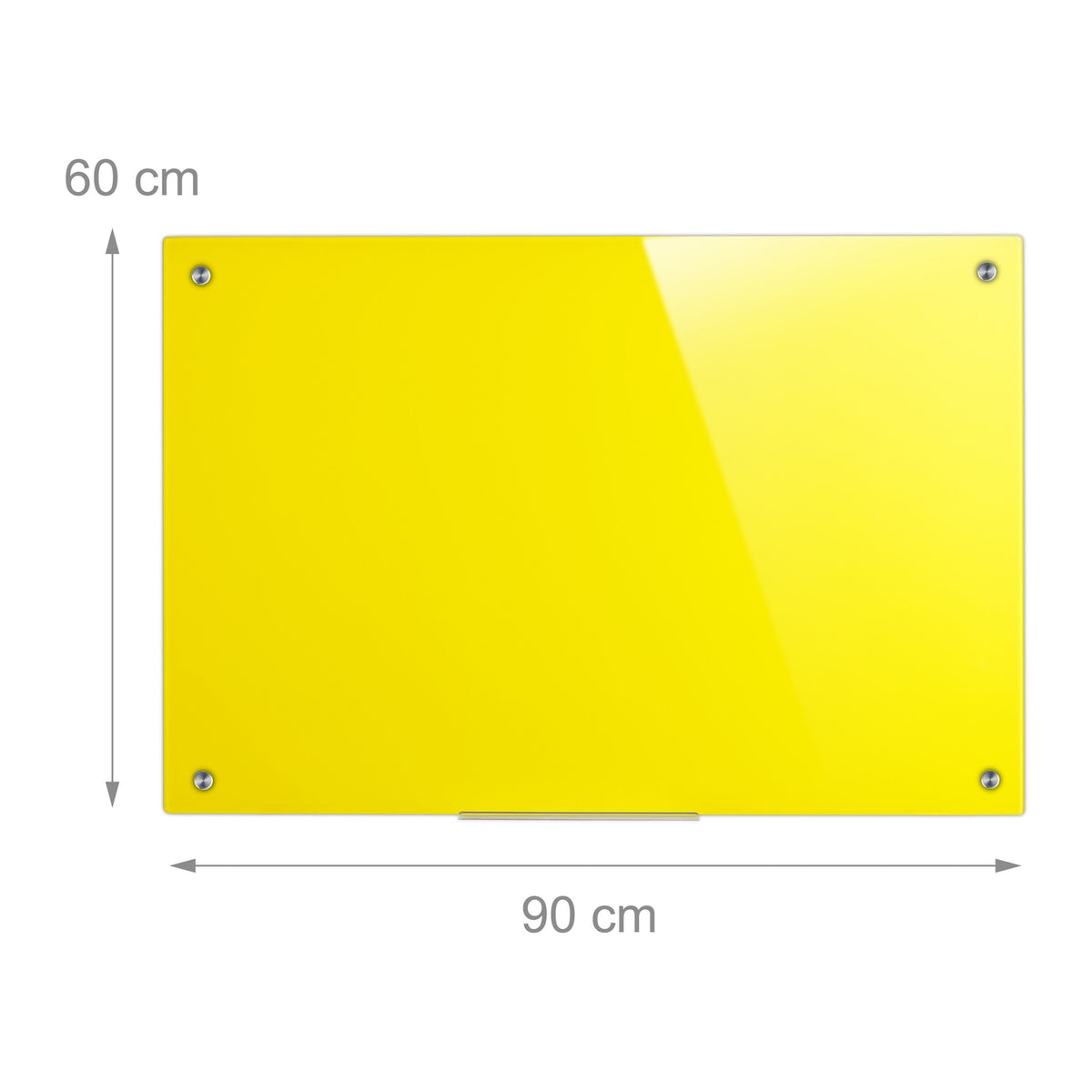 Magnetic glass board