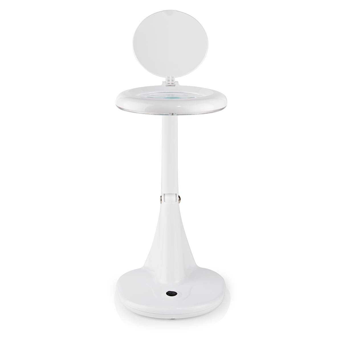 Magnifying glass Table lamp | Lens strength: 3 + 12 Diopter | 6500 K| 6.5 W| 585 lm | White