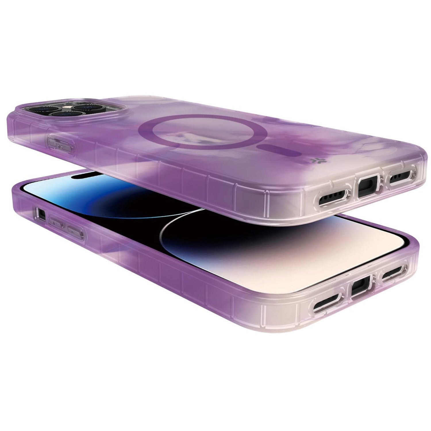 Magshades TPU Cover MagSafe iPhone 15 Pro Purple