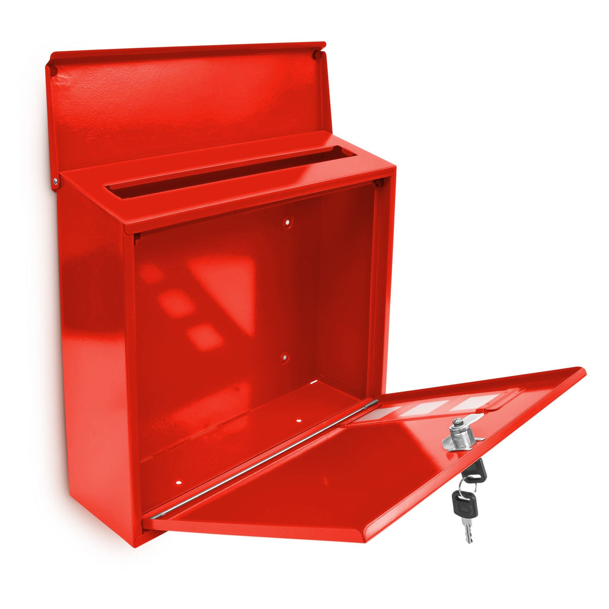 Mailbox metal with 3 viewing windows
