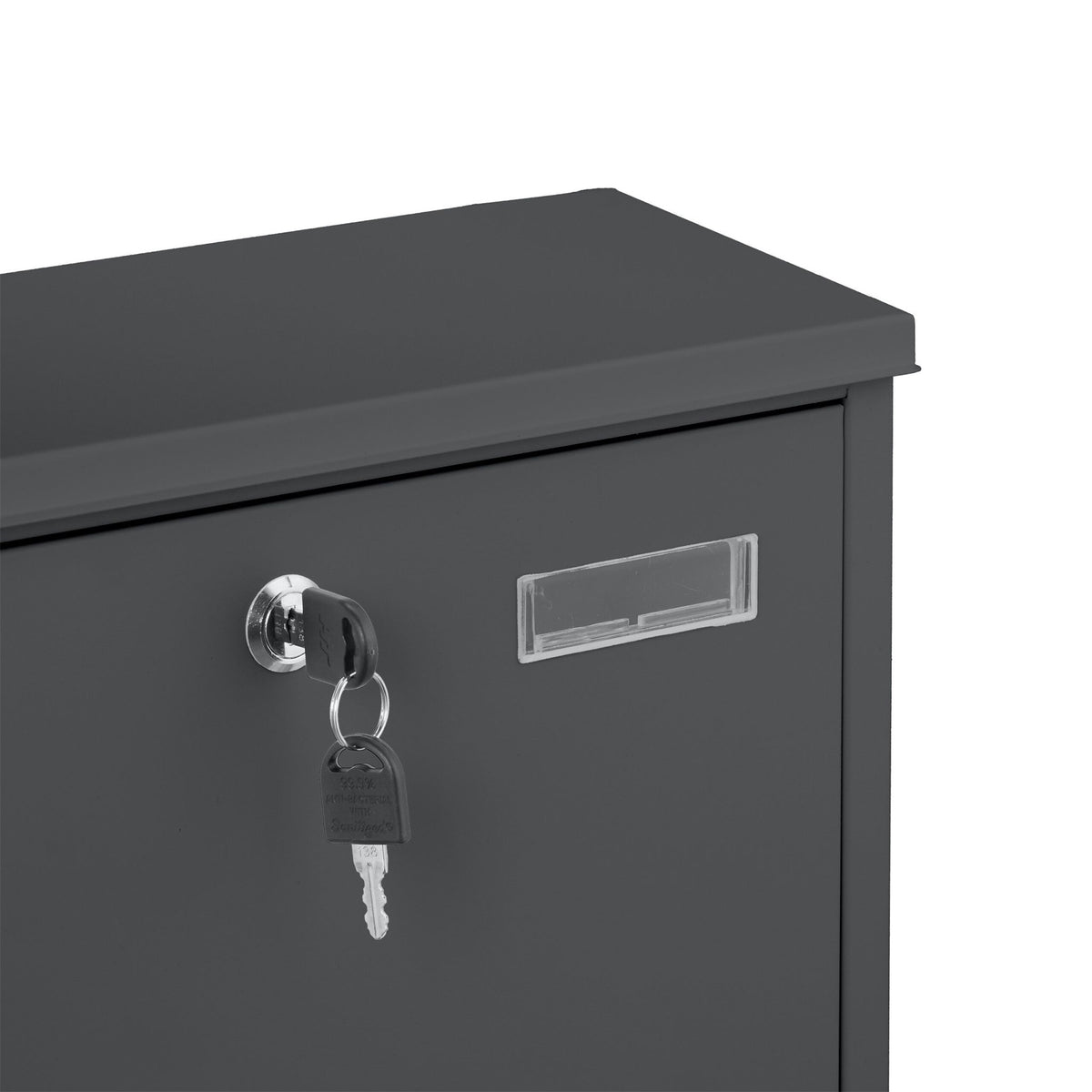 Mailbox with Newspaper Holder – Metal, Matte Finish