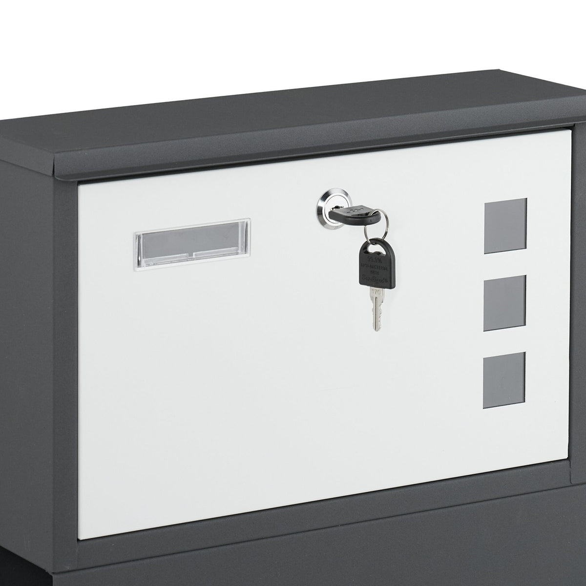 Mailbox with Newspaper Holder – Metal, Matte Finish