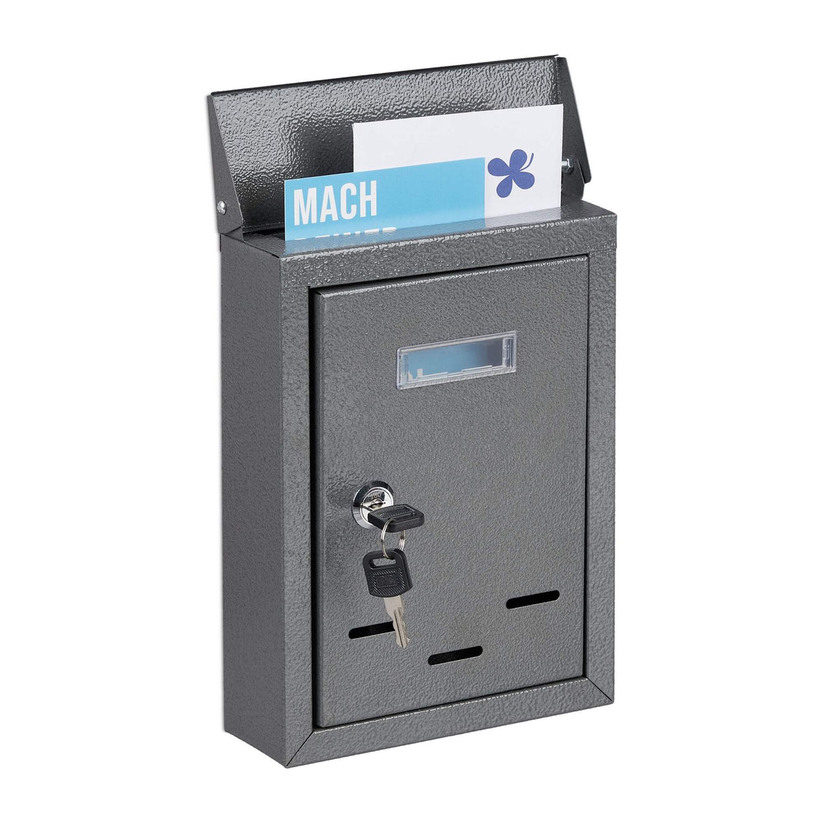 Mailbox with nameplate