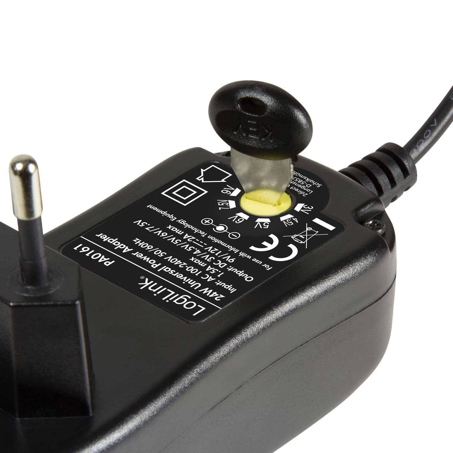 Mains adapter 230V-> 3-12V 2A 24W