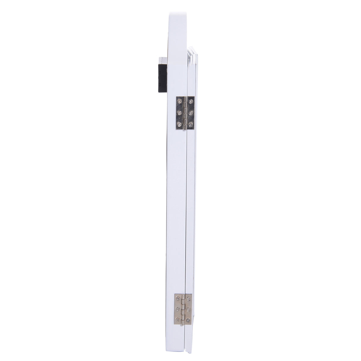 Makeup Mirror with 16 LEDs, Foldable, Battery-Powered, White